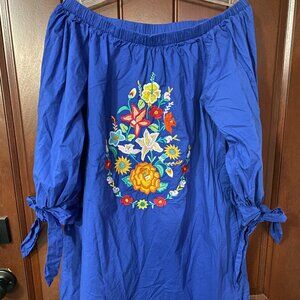 Off the shoulder mini dress